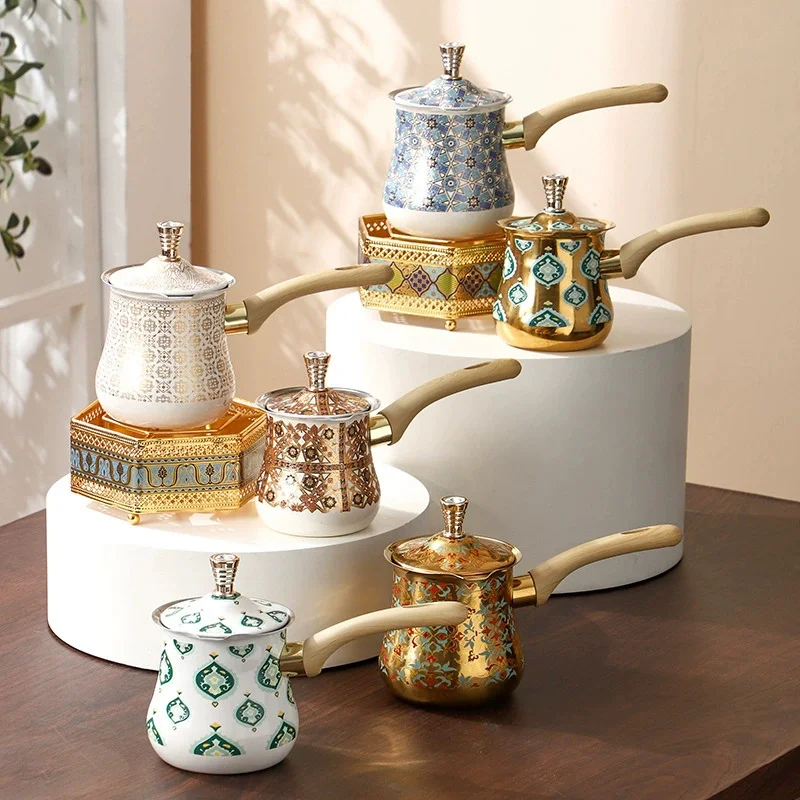 Stainless Steel Coffee Pot wit - Coffee Tea Chocolate ulasan dan harga