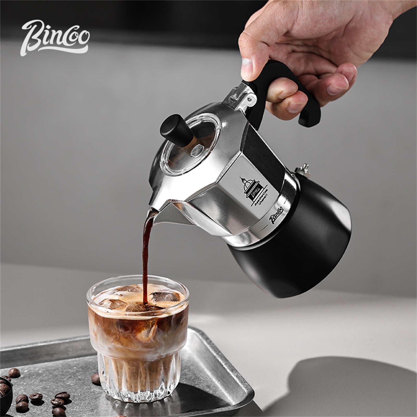BINCOO Double Valve Moka Pot，E - Coffee Tea Chocolate ulasan dan harga