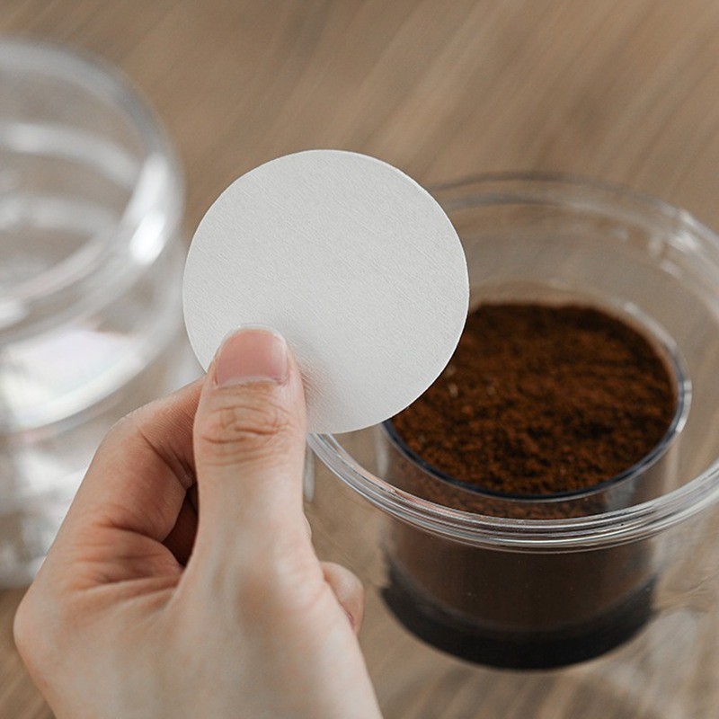 100Pcs Round Coffee Filter Pap - Coffee Tea Chocolate ulasan dan harga